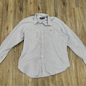 Ralph Lauren XXL, Classic Fit, Purle and Green Stripes